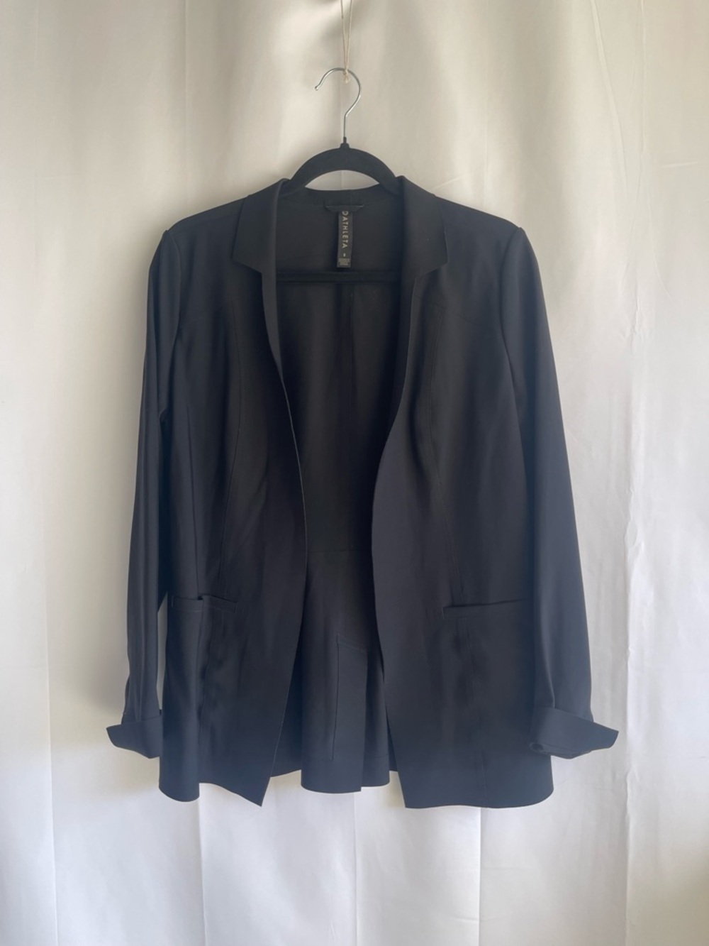 Athleta Black Open-Front Women's Blazer